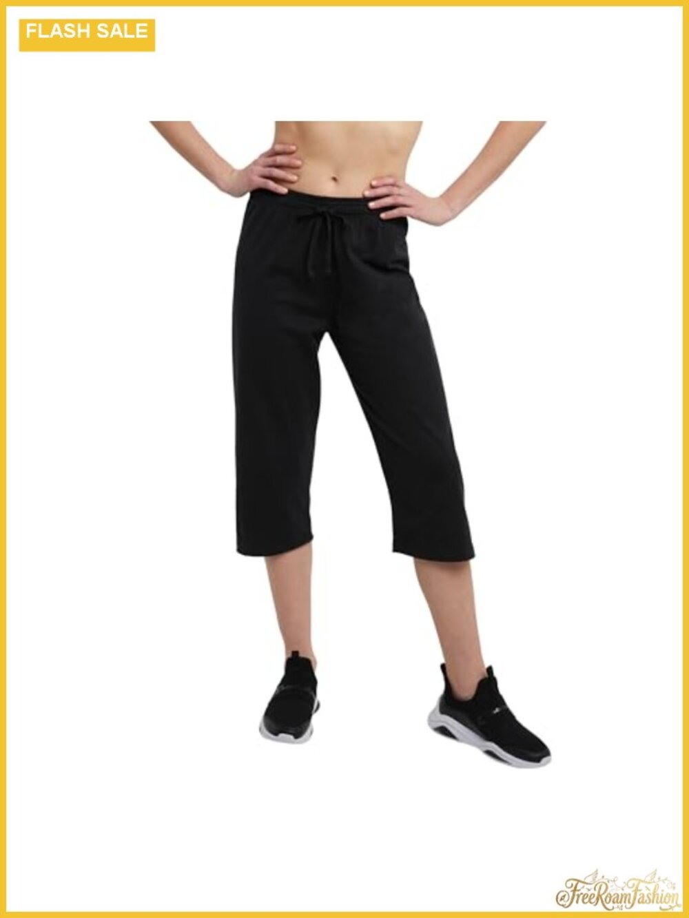 Champion Women's Standard Fit Lounge Capri Pants with Drawstring